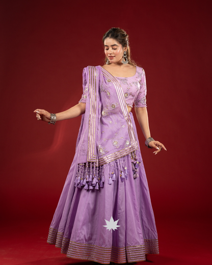 Mauve Mira | Premium Luxury Navratri Chaniya Choli