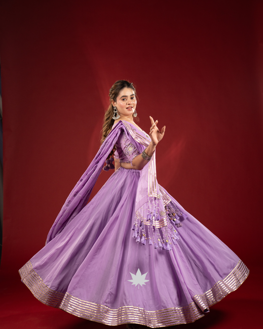 Mauve Mira | Premium Luxury Navratri Chaniya Choli