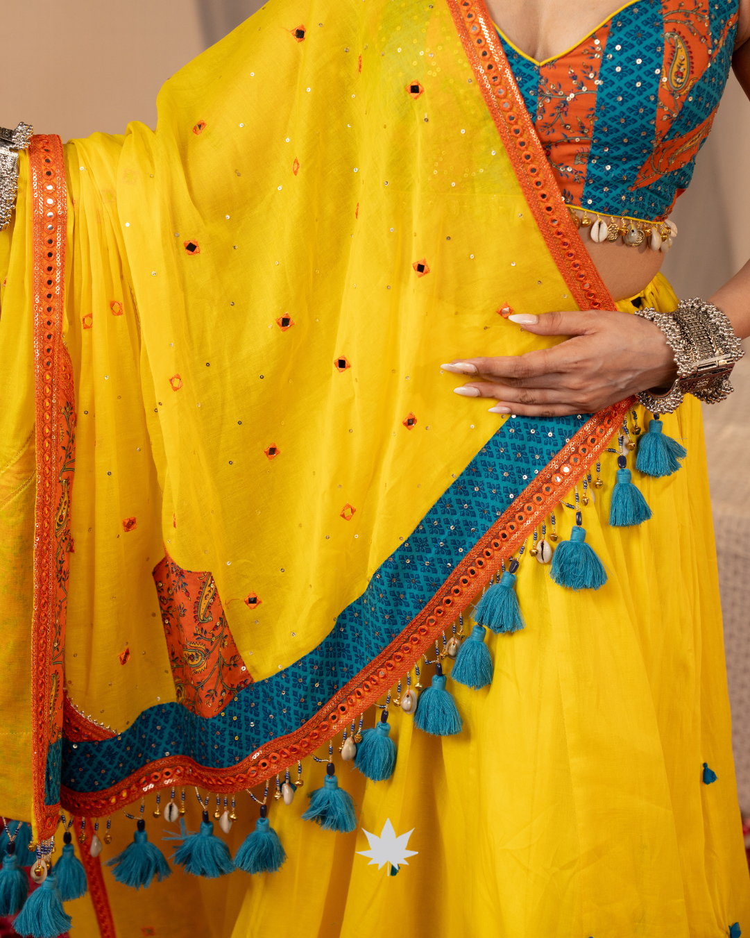 Peetambara Raas | Premium Heritage Navratri Chaniya Choli