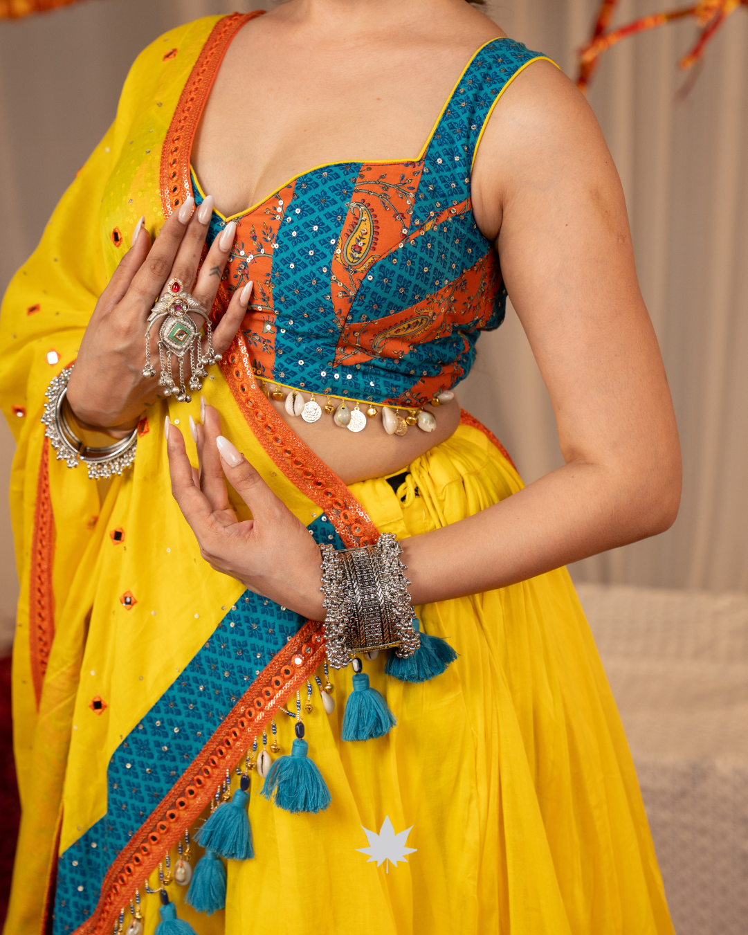 Peetambara Raas | Premium Heritage Navratri Chaniya Choli