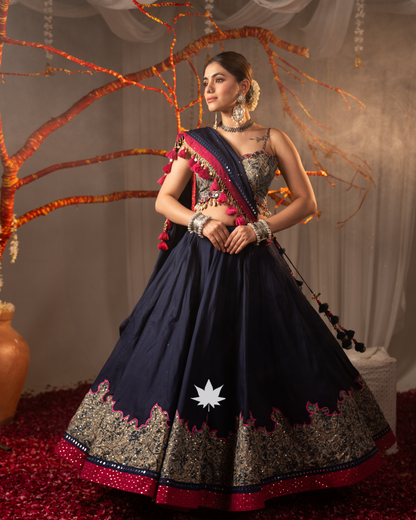 Shahi Leher | Premium Heritage Navratri Chaniya Choli