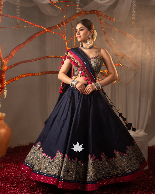 Shahi Leher | Premium Heritage Navratri Chaniya Choli