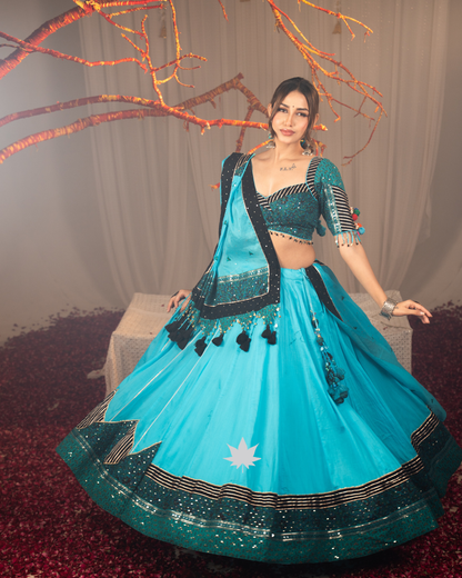 Jal Varnika | Premium Heritage Navratri Chaniya Choli