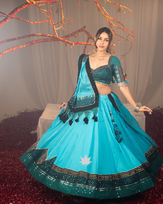Jal Varnika | Premium Heritage Navratri Chaniya Choli