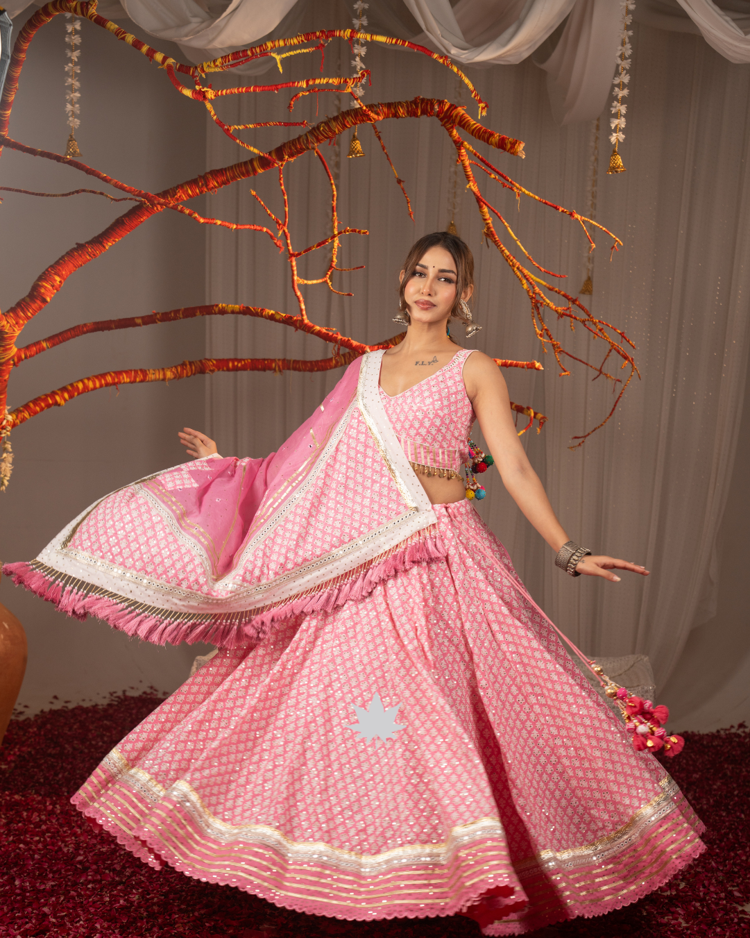 Mehakti Noor | Premium Heritage Navratri Chaniya Choli