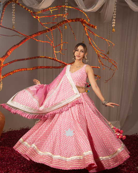 Mehakti Noor | Premium Heritage Navratri Chaniya Choli