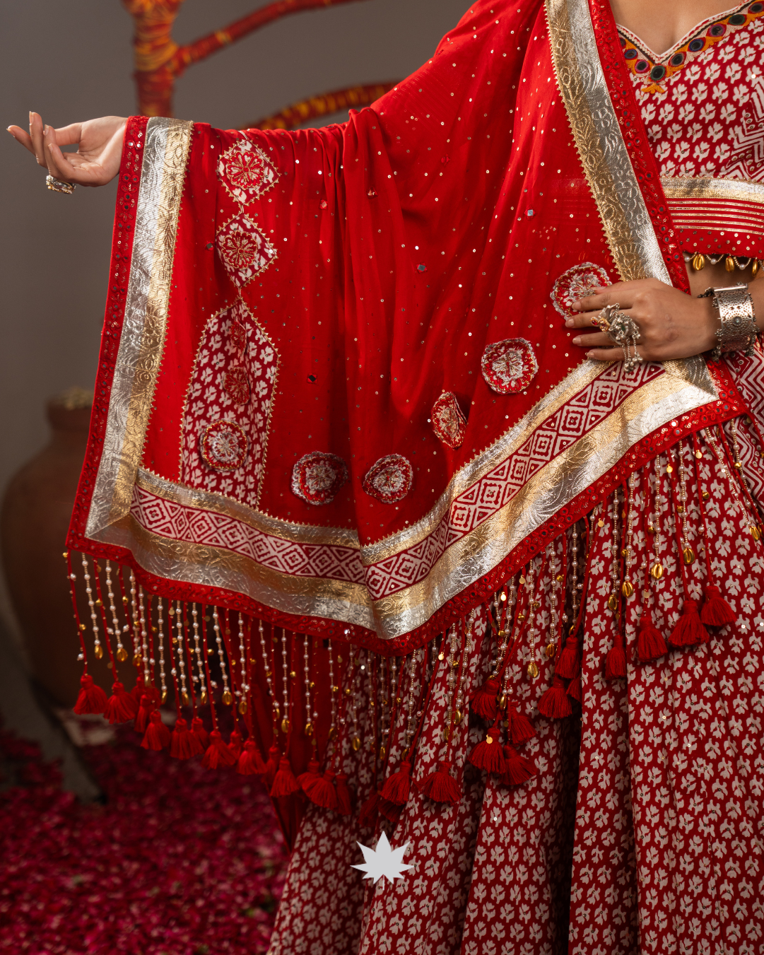 Laal Jashn | Premium Heritage Navratri Chaniya Choli