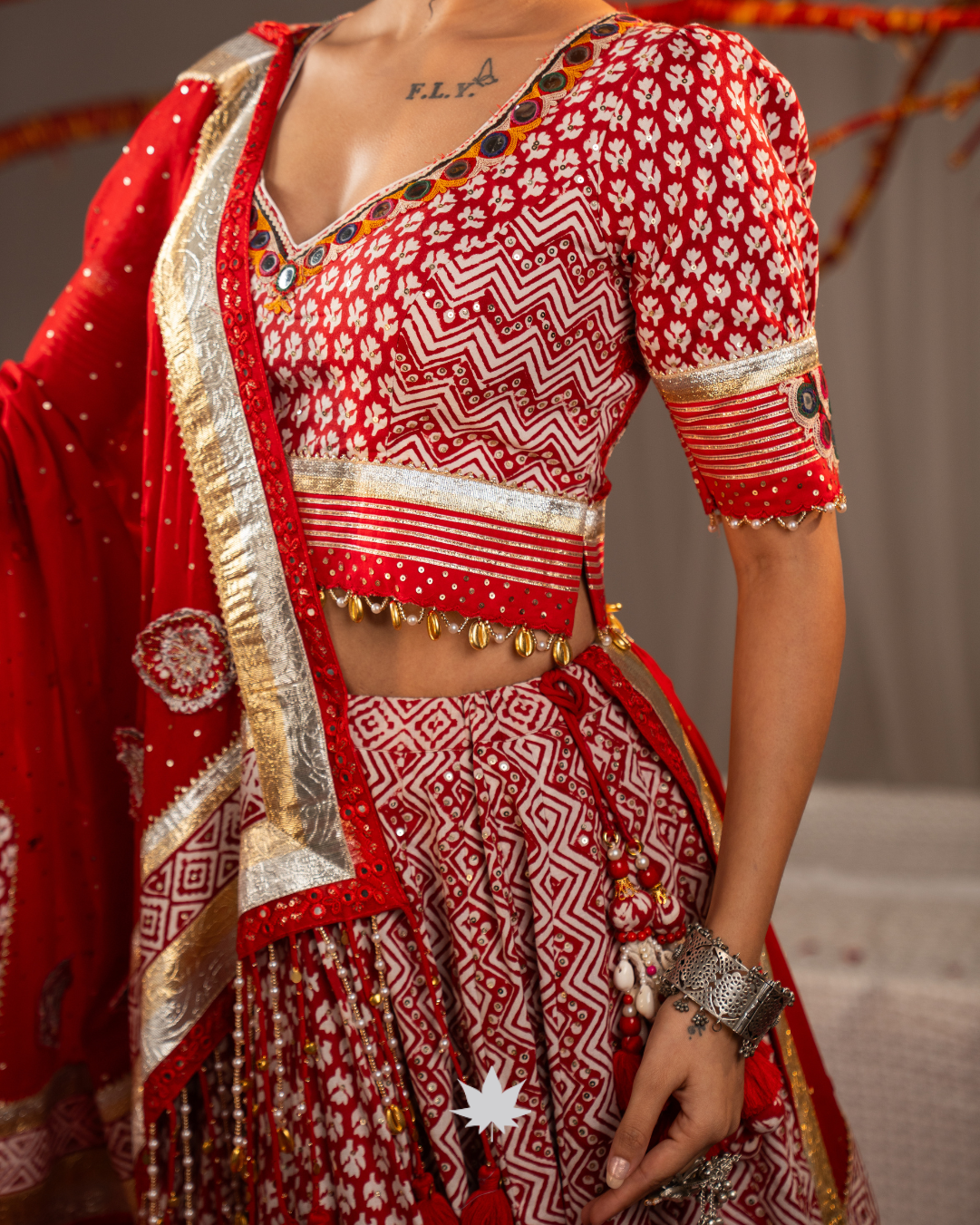 Laal Jashn | Premium Heritage Navratri Chaniya Choli