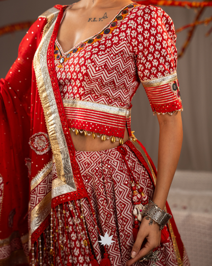 Laal Jashn | Premium Heritage Navratri Chaniya Choli