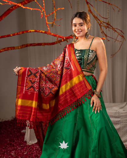 Panna Patola | Premium Heritage Navratri Chaniya Choli