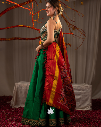 Panna Patola | Premium Heritage Navratri Chaniya Choli