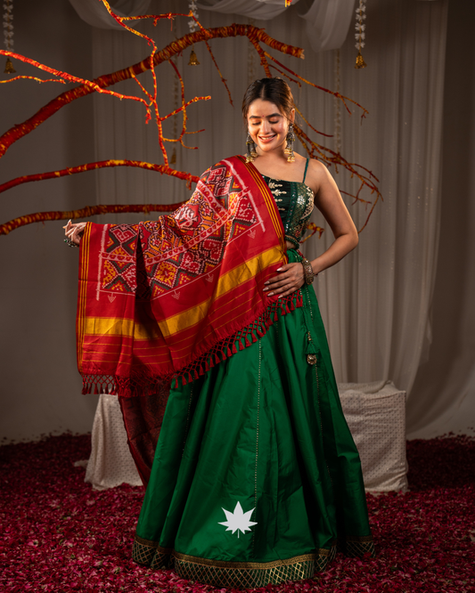 Panna Patola | Premium Heritage Navratri Chaniya Choli