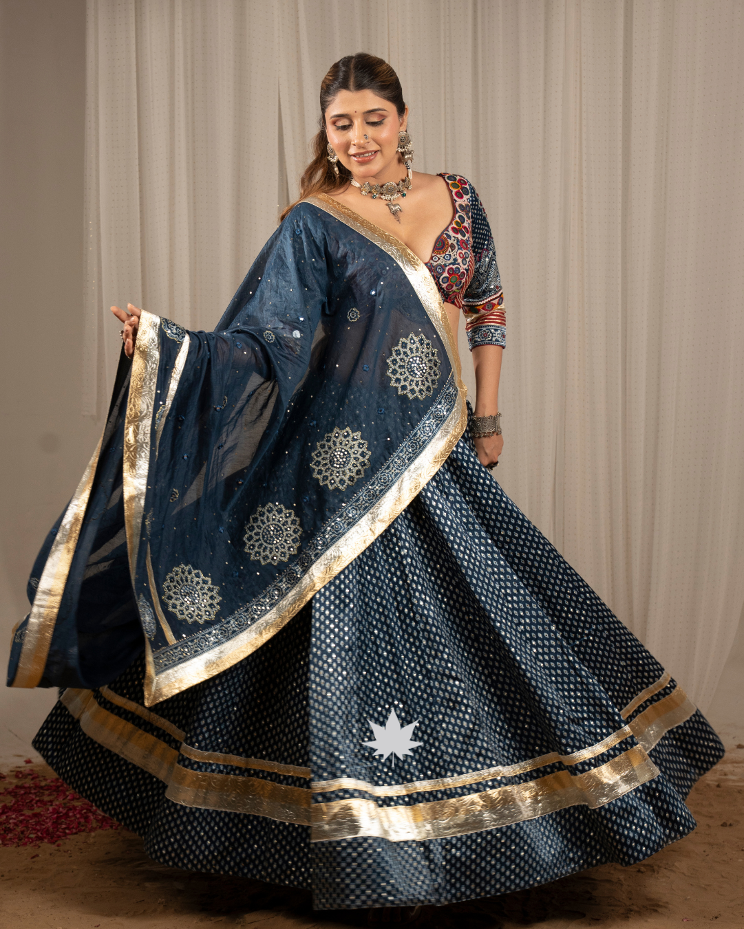 Neel Rajwadi | Premium Gajji Silk Chaniya Choli