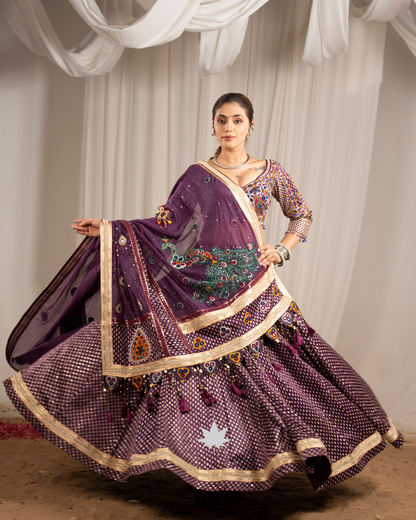 Jamuni Jashn | Premium Gajji Silk Chaniya Choli