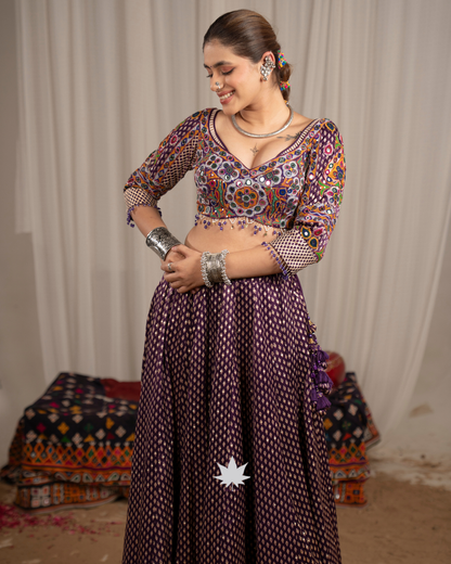 Jamuni Jashn | Premium Gajji Silk Chaniya Choli