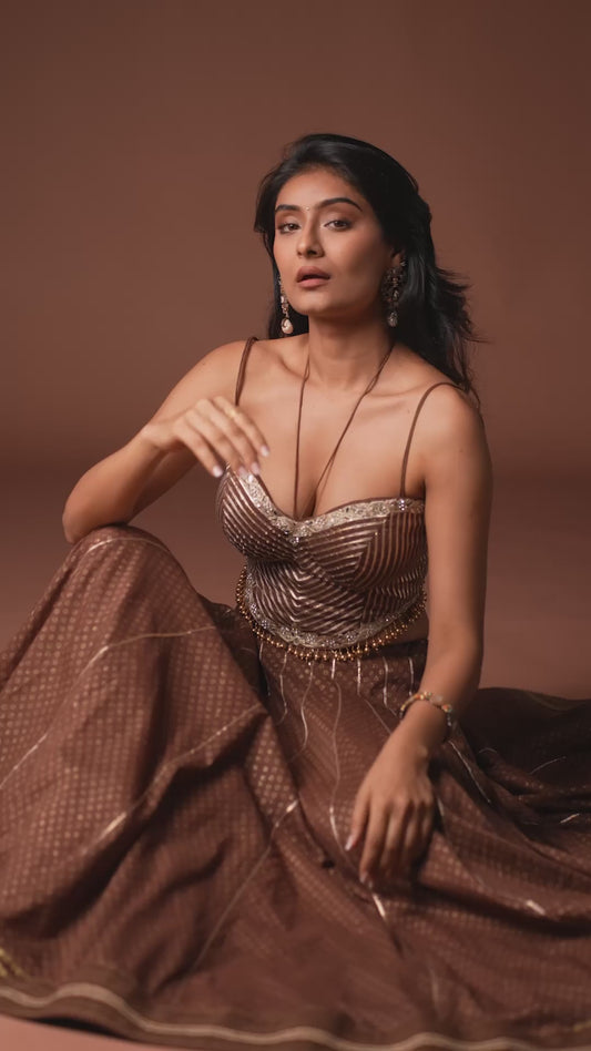 Ira Brown Chaniya Choli