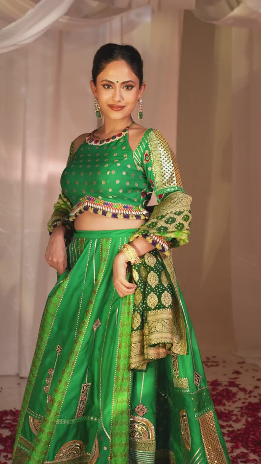 Emerald Heritage Chaniya Choli