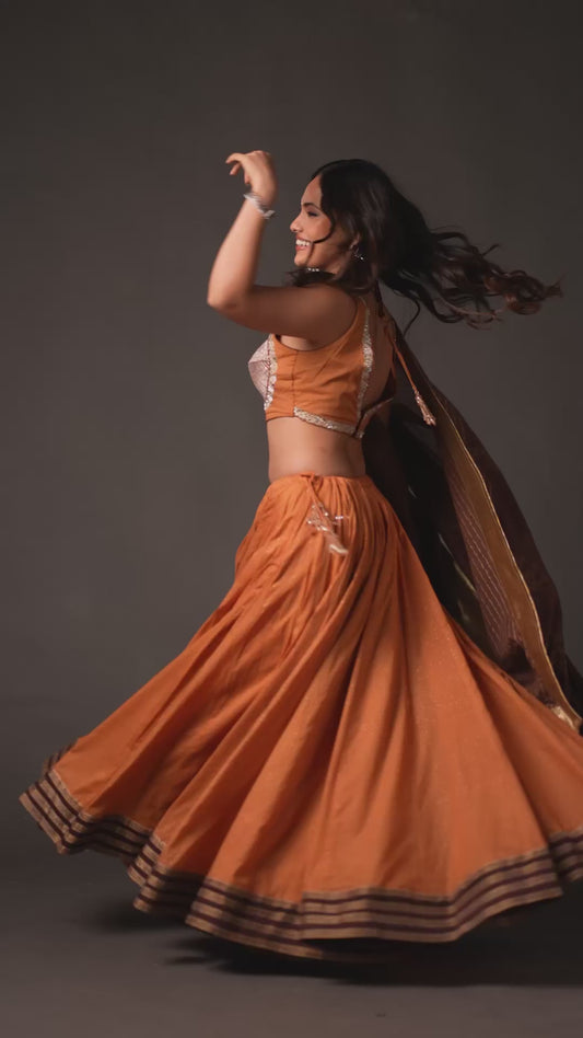 KesarChai Cotton Chaniya Choli