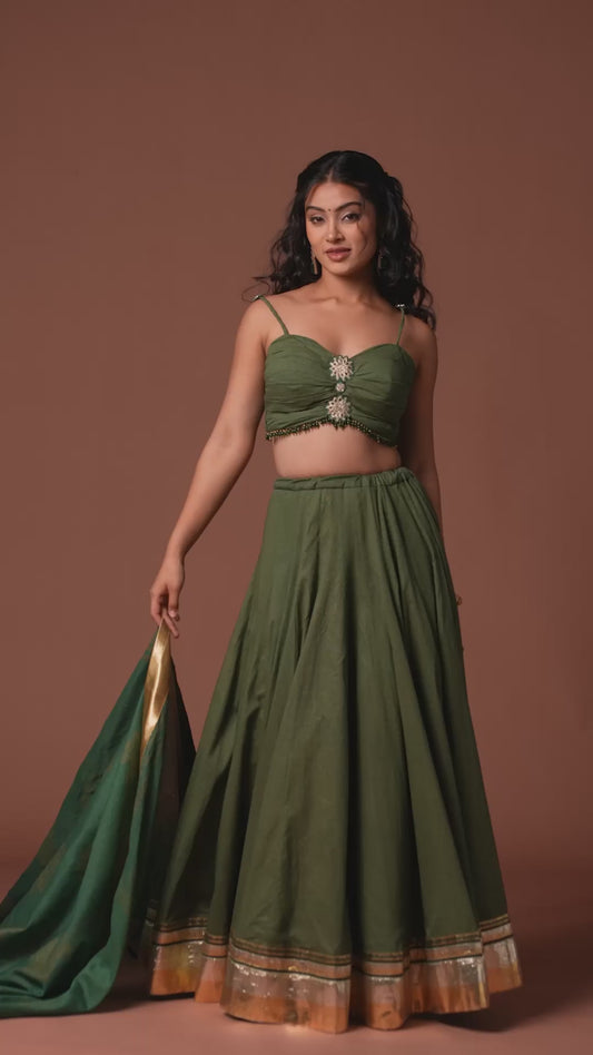 Kavya Green Chaniya Choli